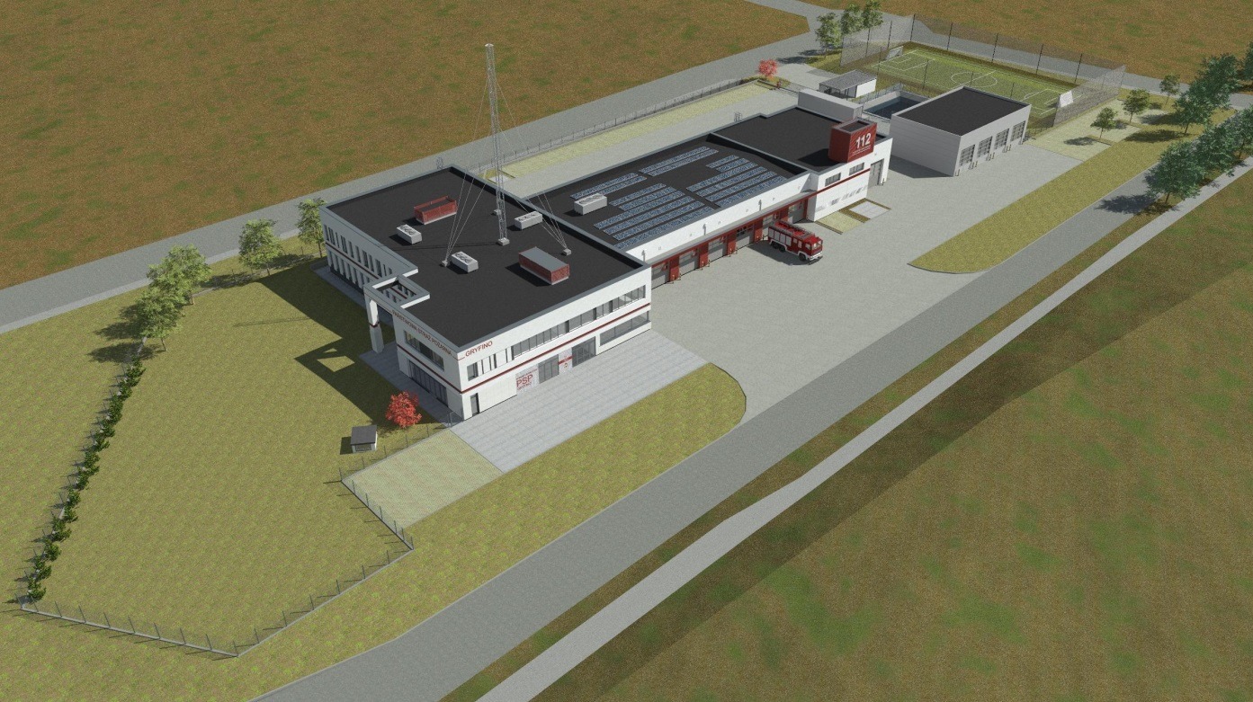 Nowa strażnica PSP w Gryfinie. Tak będzie wyglądała