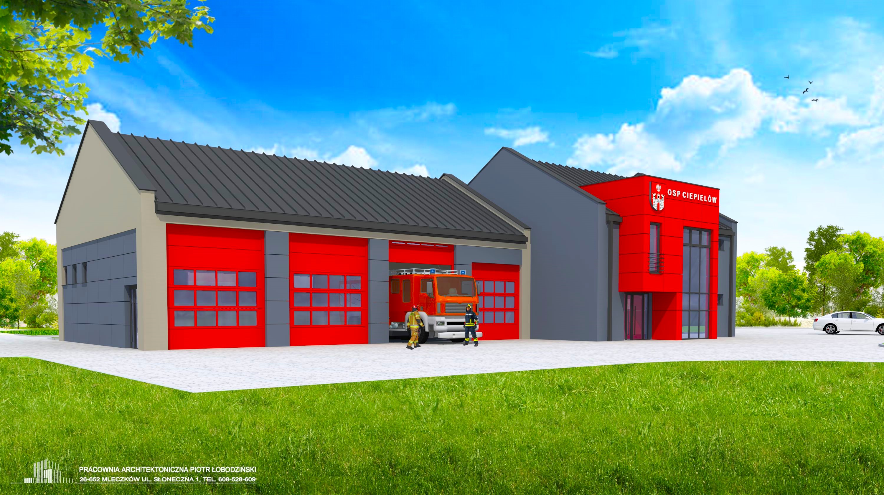 Nowa remiza dla OSP Ciepielów. Ruszył przetarg na budowę