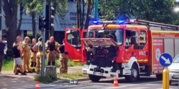 Ponad 40 zdarzeń z udziałem samochodów straży pożarnej na Śląsku
