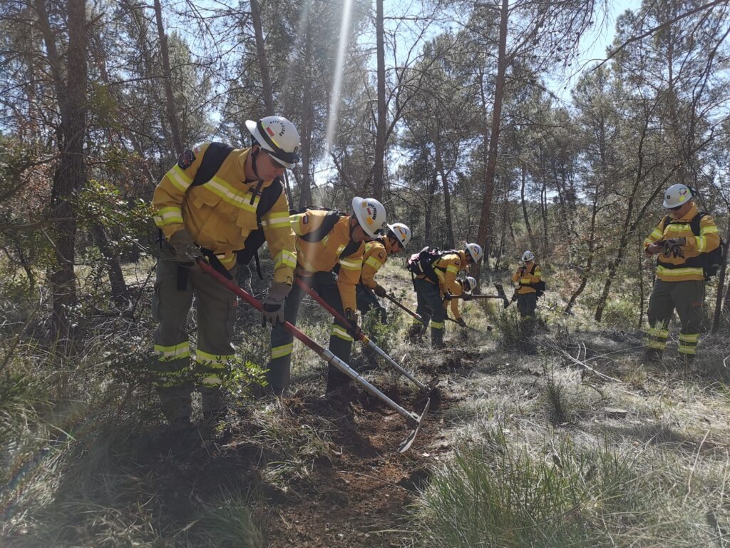Polscy strażacy w Hiszpanii w ramach Erasmus+