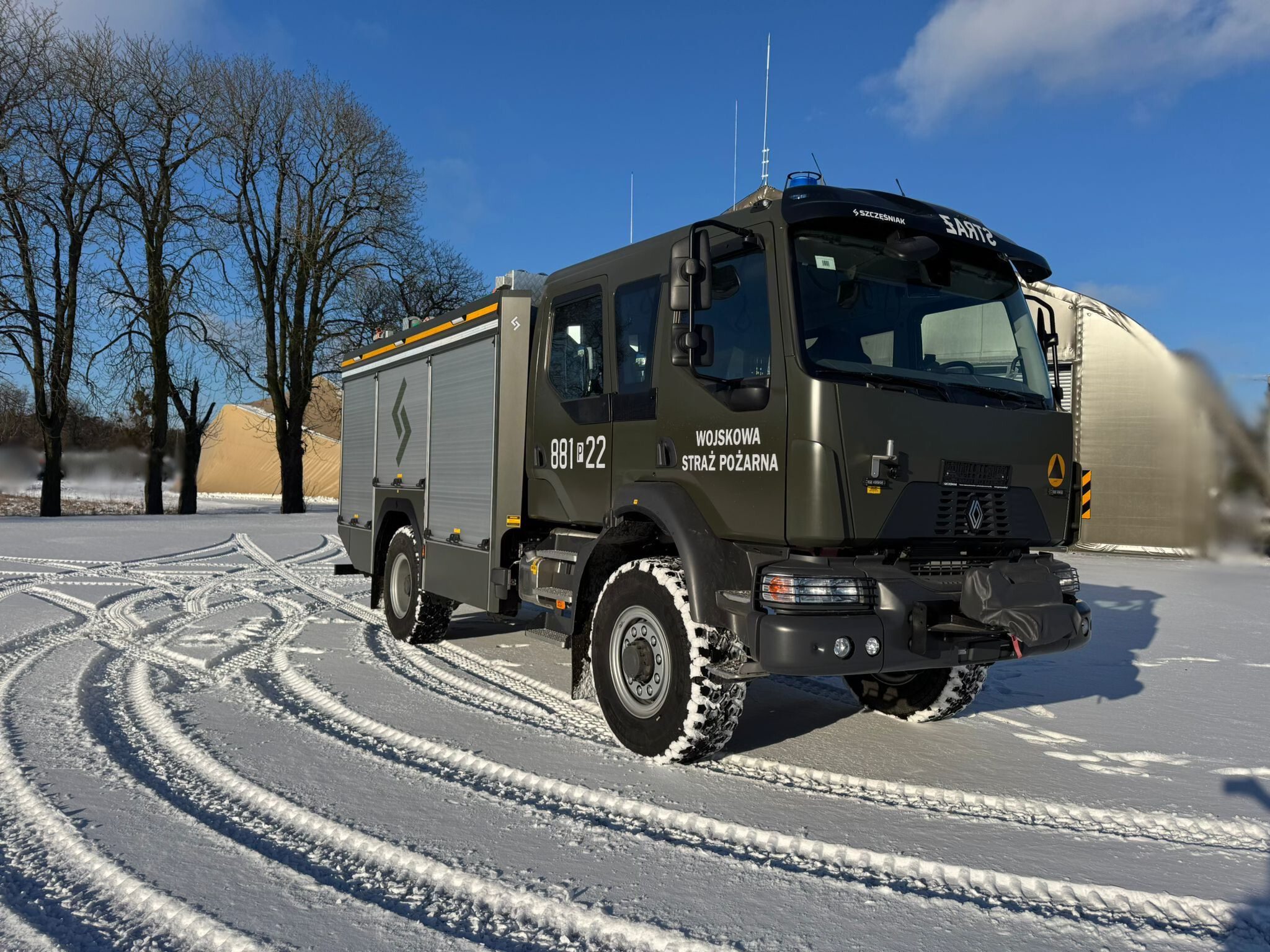 Kolejny nowy wóz trafił do Wojskowej Straży Pożarnej CSWL