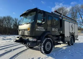 Kolejny nowy wóz trafił do Wojskowej Straży Pożarnej CSWL