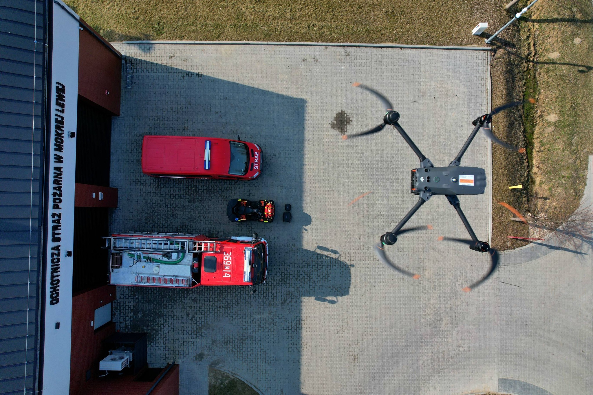 Dron DJI usprawni działania OSP Mokra Lewa