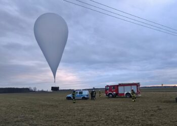 Balony przemytnicze pod Łomżą. Wezwano strażaków