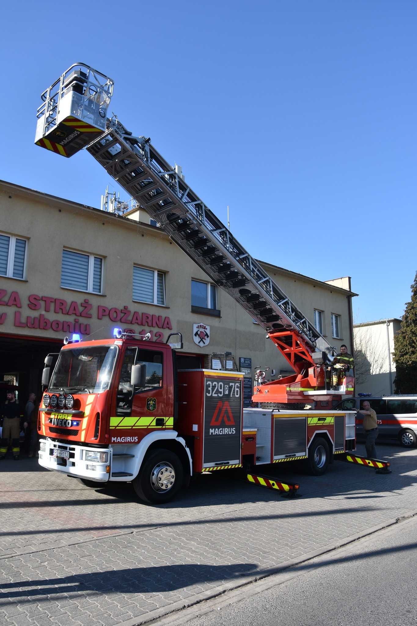 W Luboniu powitali ‘nową’ drabinę mechaniczną