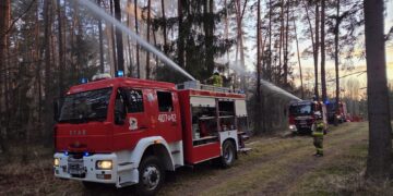 Leśne ćwiczenia strażaków powiatu chodzieskiego