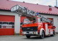 OSP w Bilczy z ‘nową’ drabiną. Wcześniej jeździła w PSP