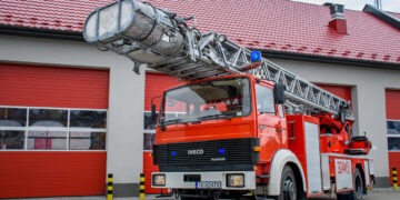 OSP w Bilczy z ‘nową’ drabiną. Wcześniej jeździła w PSP