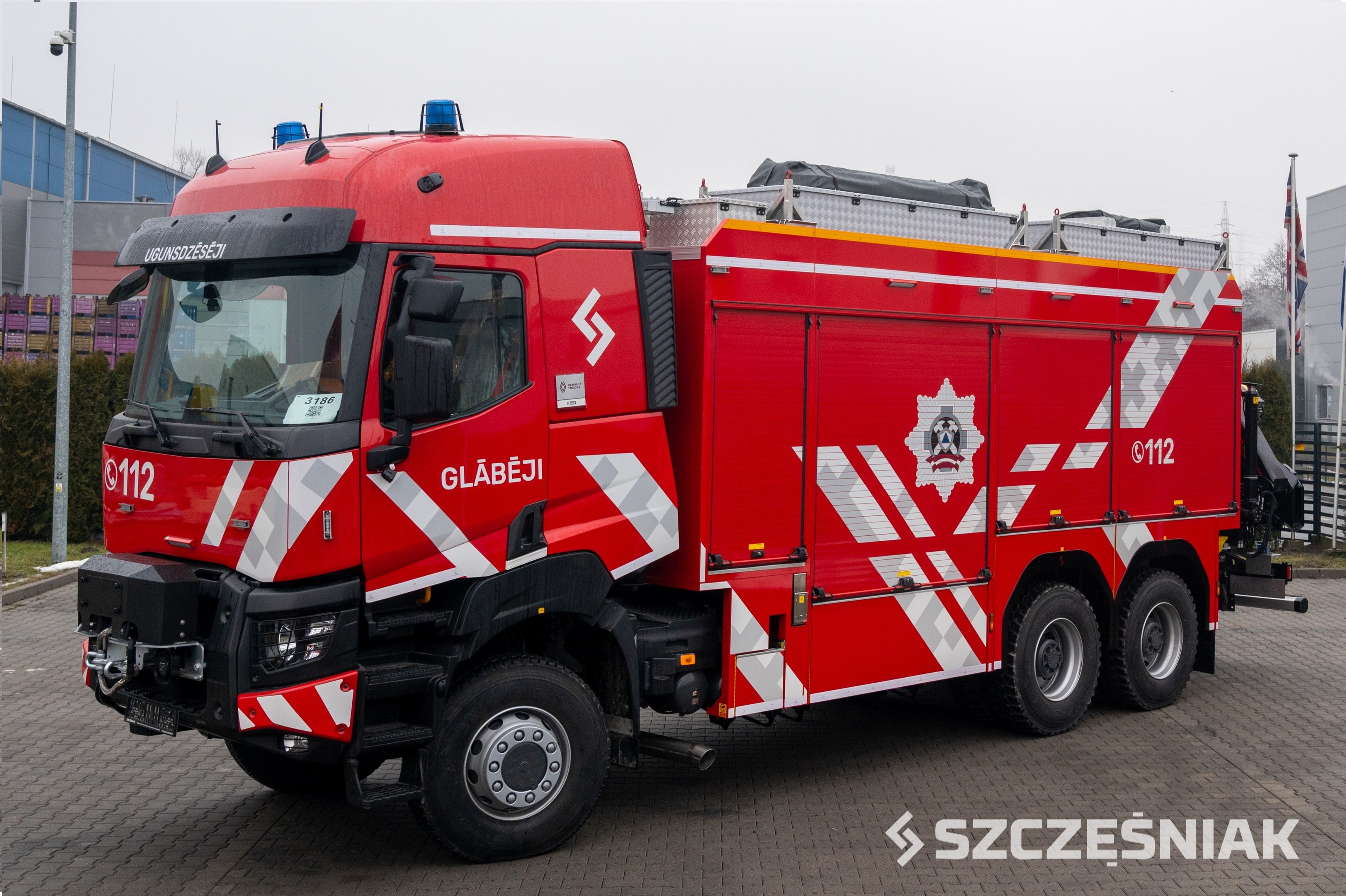 Ciężki samochód ratownictwa techniczno-chemicznego dla łotewskich strażaków
