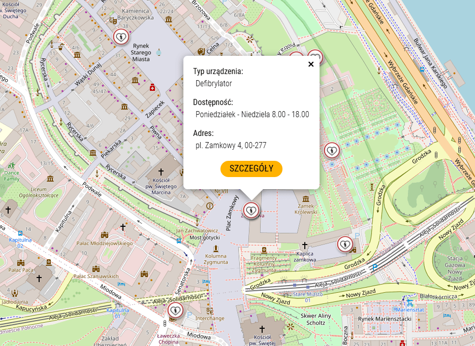 Fotoreporter zmarł na Placu Zamkowym. Nie znaleźli defibrylatora