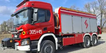 Nowa techniczna Scania dla krakowskiej straży pożarnej