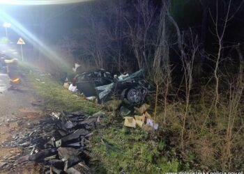 Wyprzedzanie zakończone śmiercią dwóch młodych osób