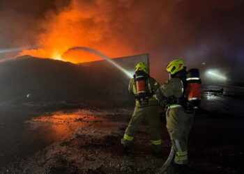 Pożar opon w Rożentalu. W akcji ponad 100 strażaków
