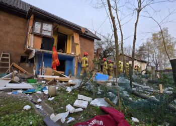 Wybuch gazu w Bieczu. Jedna osoba ranna