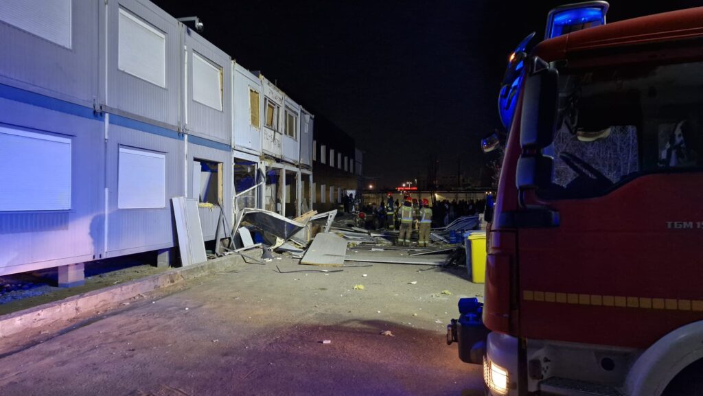 Wybuch w hotelu pracowniczym w Gdańsku