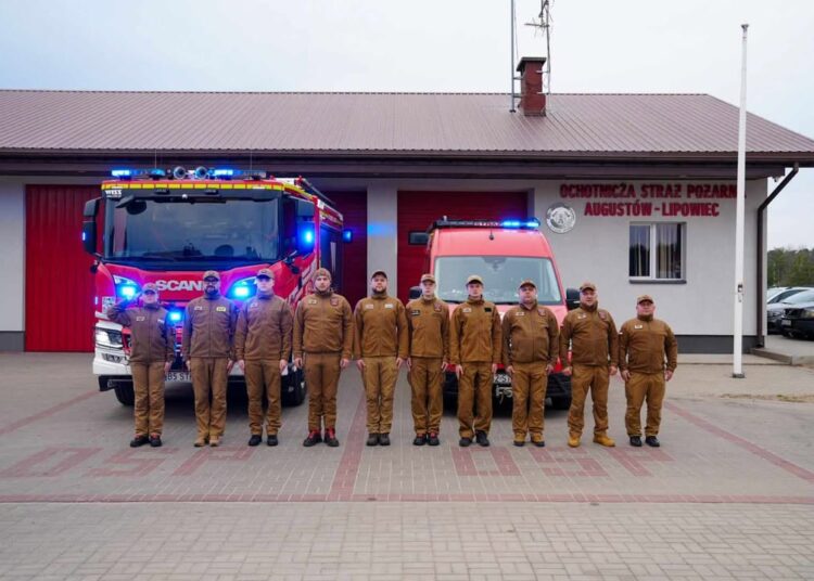 foto. OSP Augustów Lipowiec