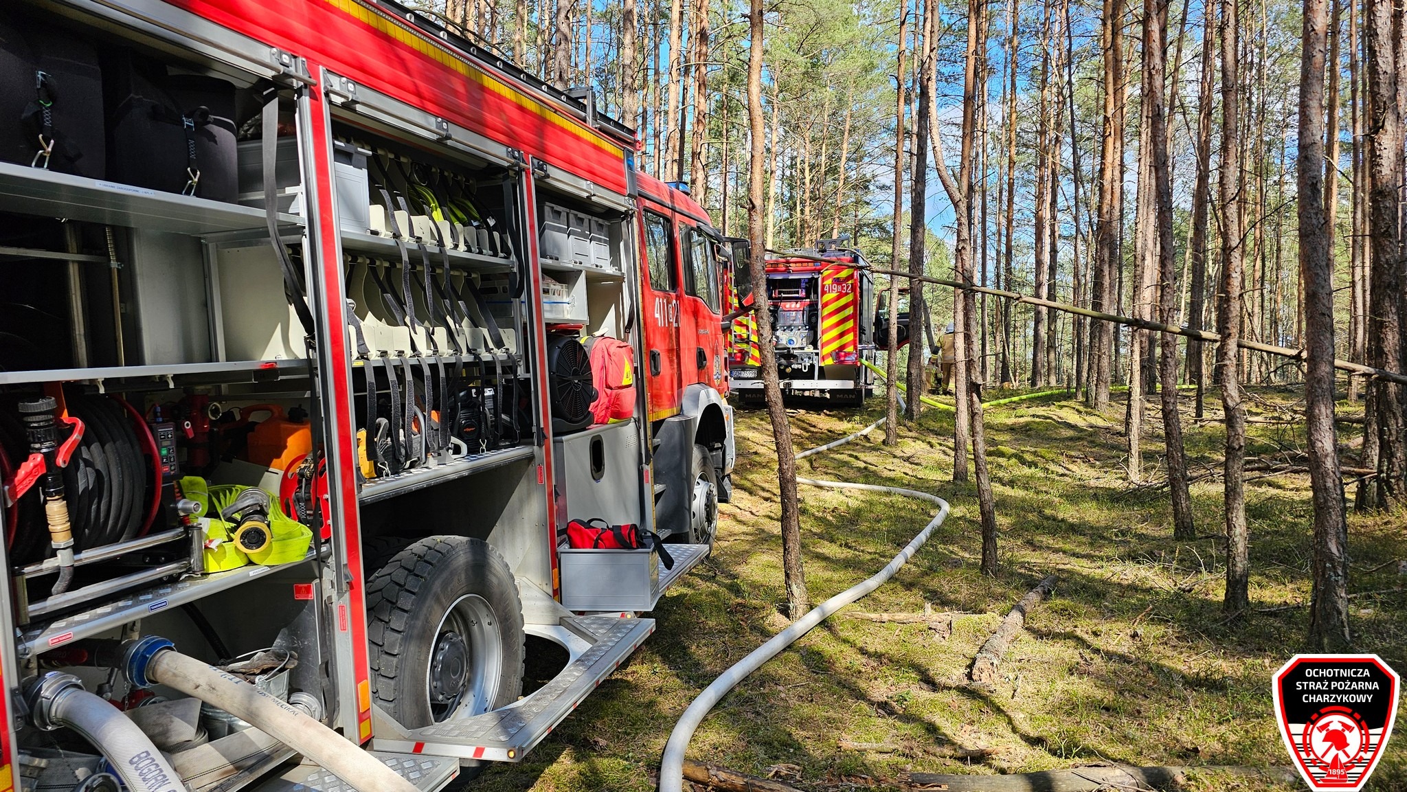 Pożar w Parku Narodowym Bory Tucholskie. W akcji strażacy i samoloty gaśnicze
