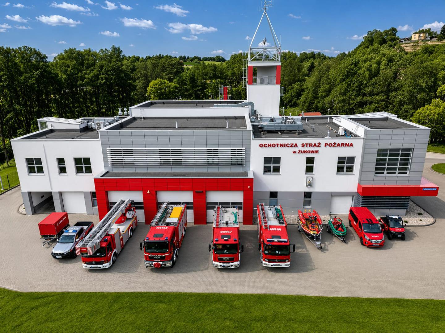 Strażacy z Żukowa pochwalili się swoją siłą bojową. Robi wrażenie!