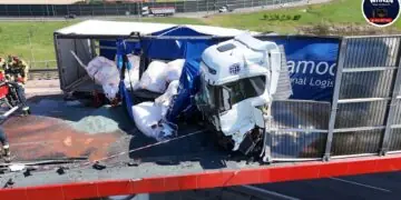 O krok od tragedii na węźle Konotopa. Kierowca kompletnie pijany