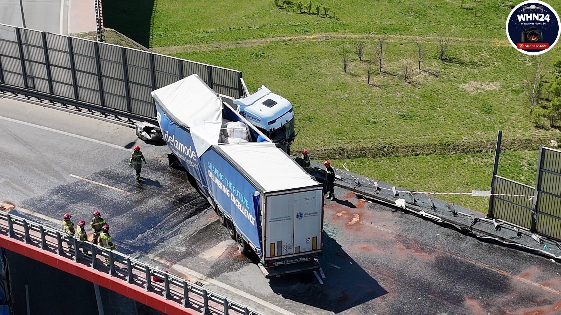 O krok od tragedii na węźle Konotopa. Kierowca kompletnie pijany