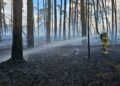 Pożar w Parku Narodowym Bory Tucholskie. W akcji strażacy i samoloty gaśnicze