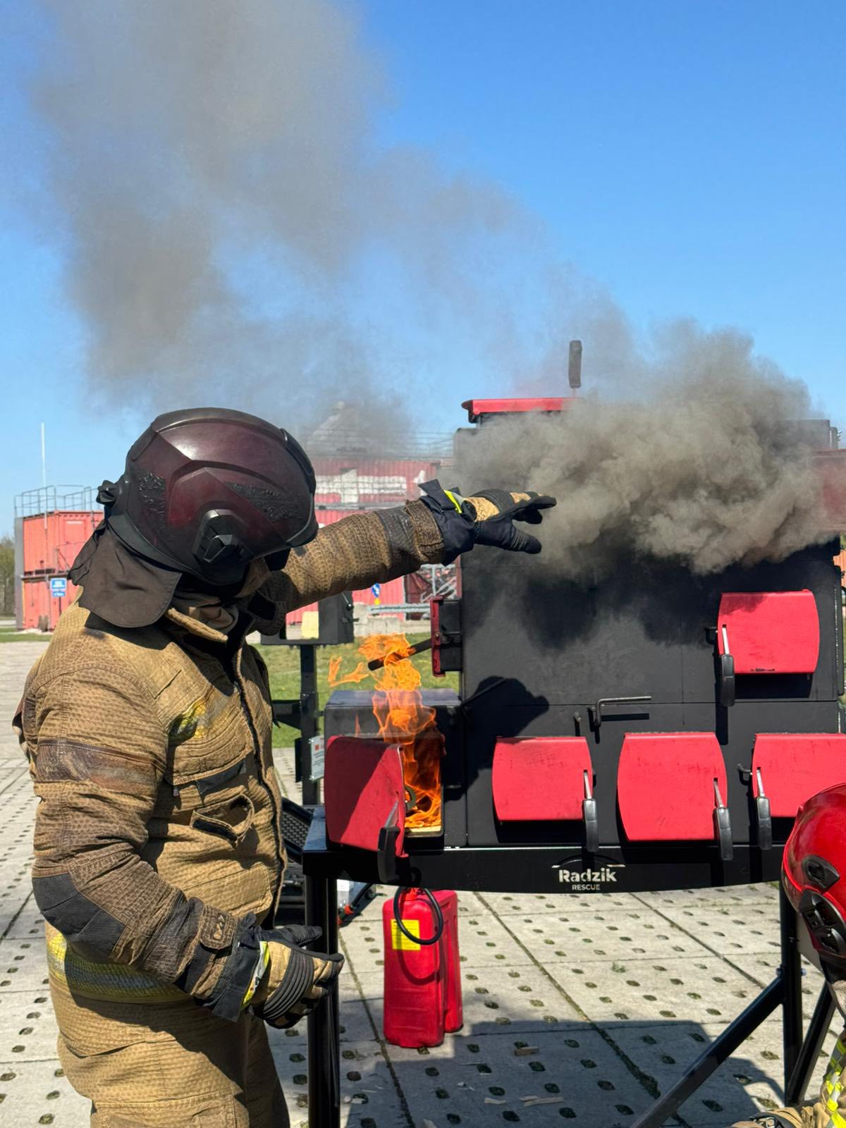Warsztaty z pożarów wewnętrznych w SA PSP Poznań