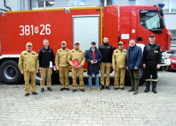 Strażacy z OSP w Trześni otrzymali gaśniczego Keraxa