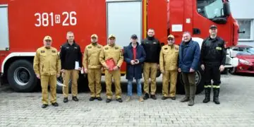 Strażacy z OSP w Trześni otrzymali gaśniczego Keraxa