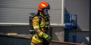 Higiena operacyjna strażaka – etap 1: miejsce zdarzenia