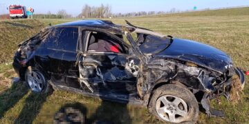 Tragedia w Wielką Sobotę. Młody kierowca zginął na DK-17