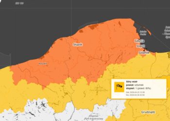 IMGW ostrzega przed silnym wiatrem. Wydano ostrzeżenia dla części województw