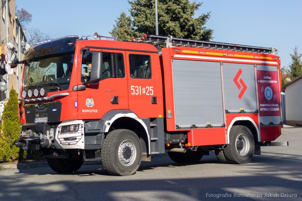 JRG Ropczyce ma nowego MAN-a. To pierwszy taki wóz w PSP