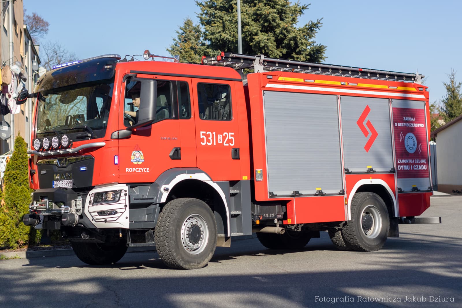 JRG Ropczyce ma nowego MAN-a. To pierwszy taki wóz w PSP