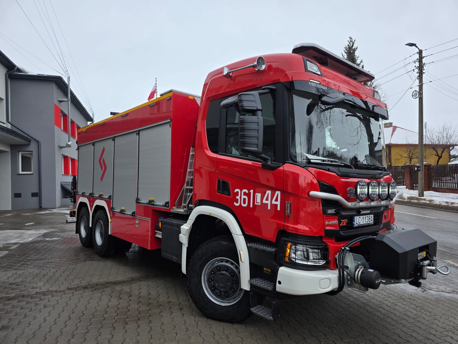 Ciężki technik dużym wzmocnieniem JRG w Chełmie