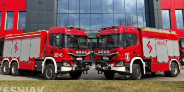 Nowe samochody ratownictwa technicznego małopolskiej straży pożarnej