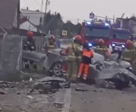 Tragiczny wypadek w Biskupicach. Nie żyje strażak