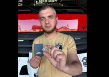 Tobiasz z OSP Glinojeck został dawcą szpiku