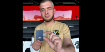 Tobiasz z OSP Glinojeck został dawcą szpiku