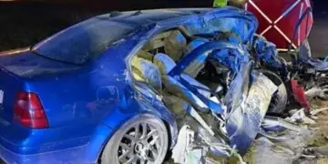 Wypadek w Chabielicach. Dwie osoby nie żyją