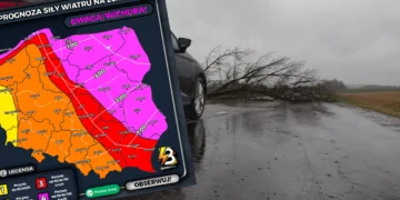 Nawet 100 km/h. Sprawdź, gdzie będzie silnie wiało
