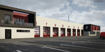 Nowa strażnica KP PSP w Zawierciu. Strażacy ruszają z kolejnym etapem