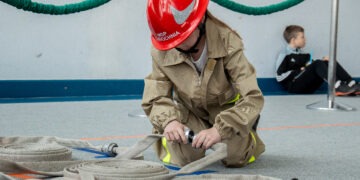 I Halowe Zawody Dziecięcych Drużyn Pożarniczych „Lubochnia Cup I” – wyjątkowe święto najmłodszych strażaków