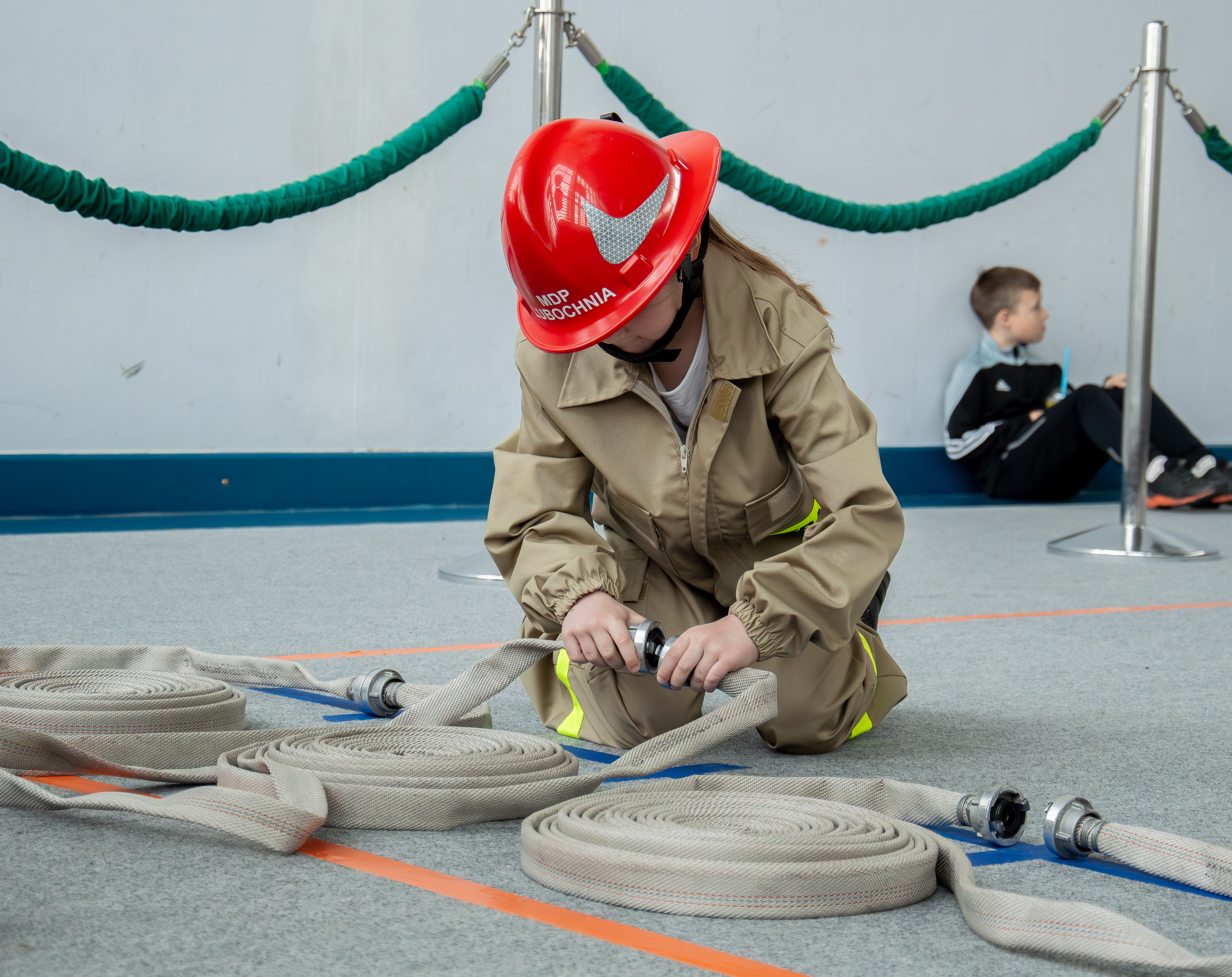 I Halowe Zawody Dziecięcych Drużyn Pożarniczych „Lubochnia Cup I” – wyjątkowe święto najmłodszych strażaków