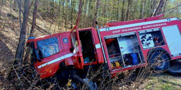 Wypadek z udziałem wozu strażackiego. Jedna osoba nie żyje