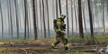 OSP po pożarze w Puszczy Solskiej zbierają na sprzęt