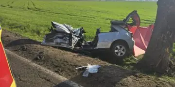 Wypadek w Przasnyszu. Dwie osoby nie żyją