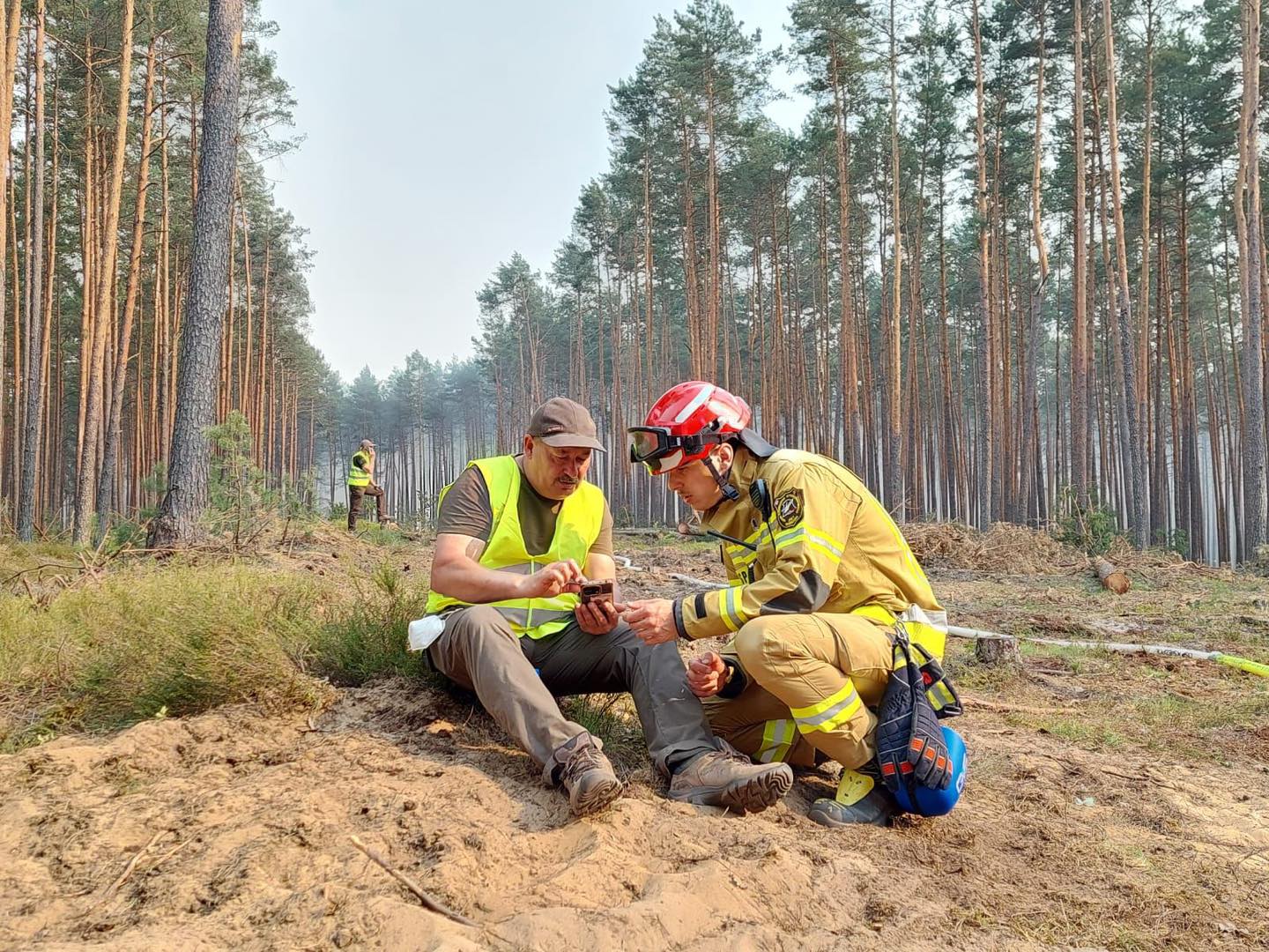 Koniec akcji gaśniczej w Puszczy Solskiej. Spłonęło kilkaset hektarów lasu