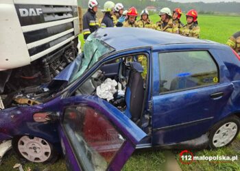 Nie żyją trzy osoby. Tragiczny wypadek w Małopolsce