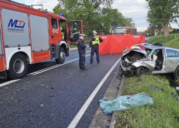 Wypadek na drodze krajowej nr 22. Tragiczne skutki