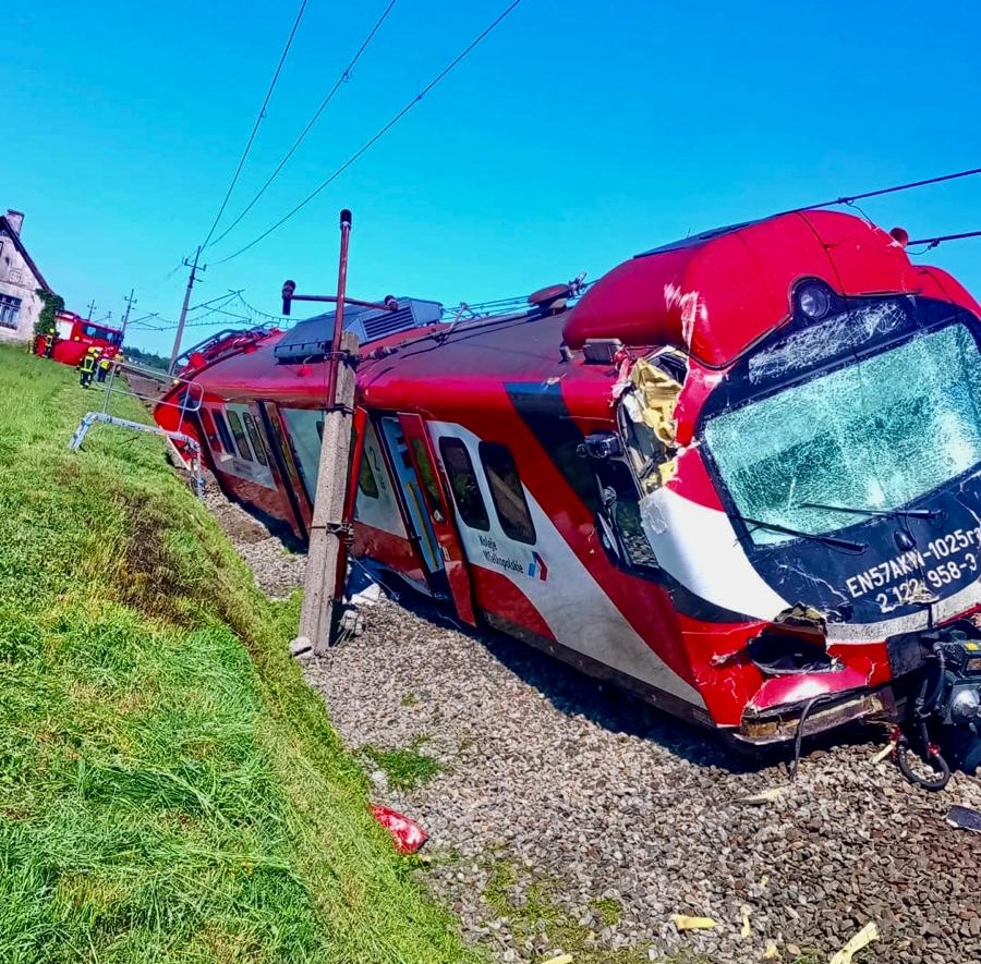 Wypadek na przejeździe kolejowym. Tragiczne skutki